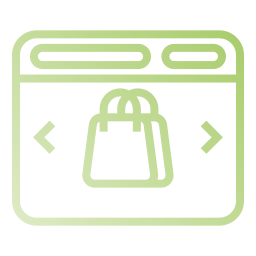 Online shop icon