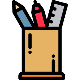 Pencil case icon