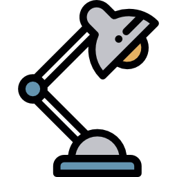 Desk lamp icon