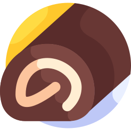 Chocolate roll icon