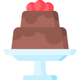 Chocolate cake icon