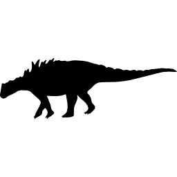 Claosaurus dinosaur animal shape icon