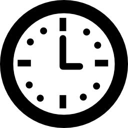 runde wanduhr für wohnzimmer icon