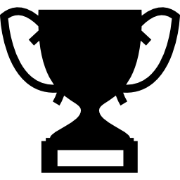 Sports trophy cup icon