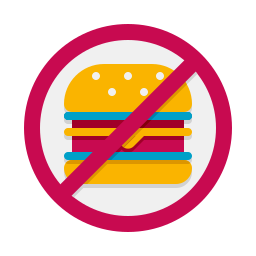 No junk food icon