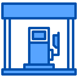 posto de gasolina Ícone