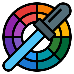 color picker icona