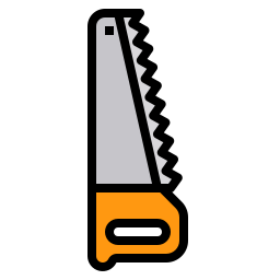 Hand saw icon