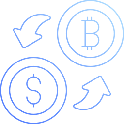 Money exchange icon