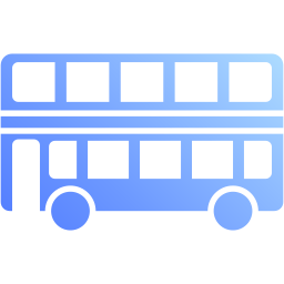 Double decker bus icon