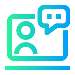 Online chat icon