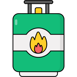 Gas cylinder icon