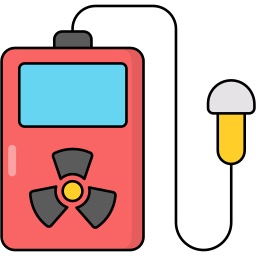 detector de radiação Ícone