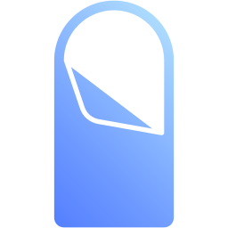 Sleeping bag icon