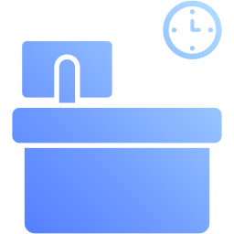 Check in desk icon