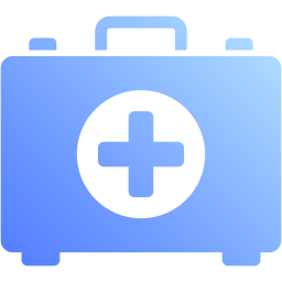 First aid kit icon