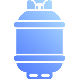 cilindro del gas icona