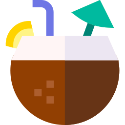 Coconut drink icon