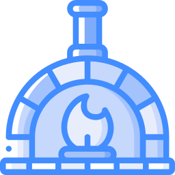 Pizza oven icon