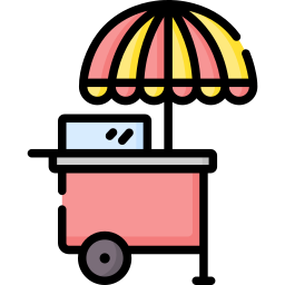 Food cart icon