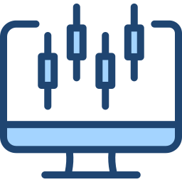 Candlestick chart icon