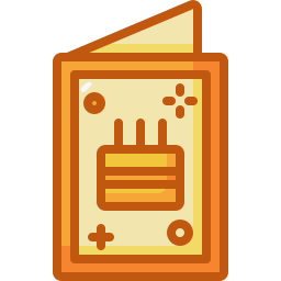 Birthday invitation icon