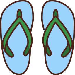 Flip flop icon