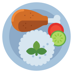 Chicken rice icon