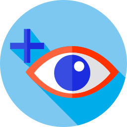 rote augen icon