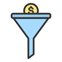 Sales funnel icon