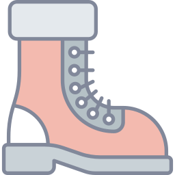 Hiking boots icon