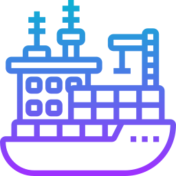 Cargo ship icon