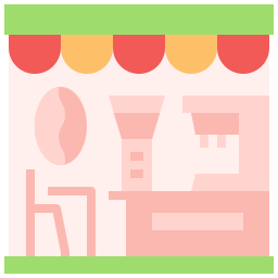 Coffee shop icon