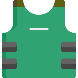 Bulletproof vest icon