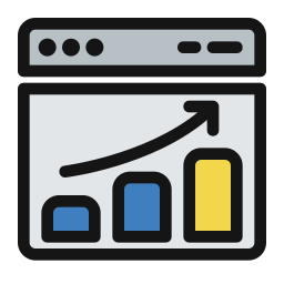 statistische grafik icon