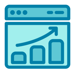 statistische grafik icon