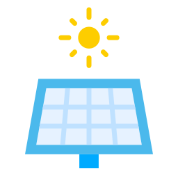 panel słoneczny ikona