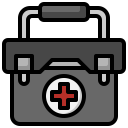 First aid kit icon