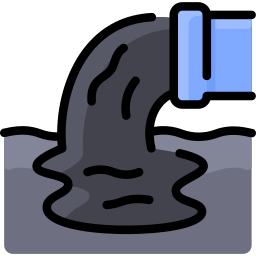 Water pollution icon