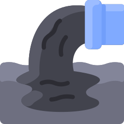 Water pollution icon