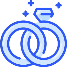 Wedding rings icon