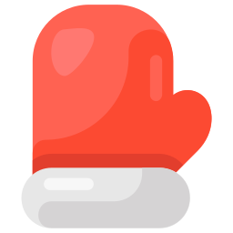 Kitchen glove icon