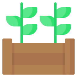 Raised bed icon