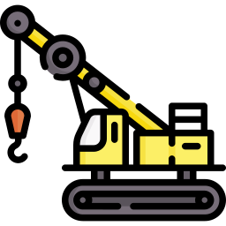 Crane truck icon