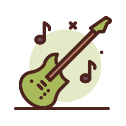 Electric guitar icon