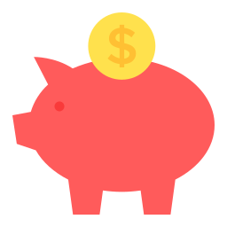 Piggy bank icon