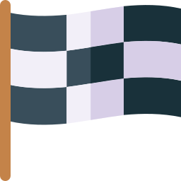 Finish flag icon