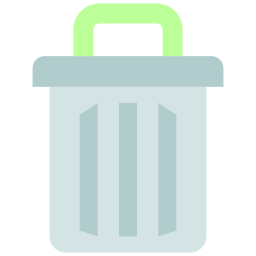 Trash bin icon