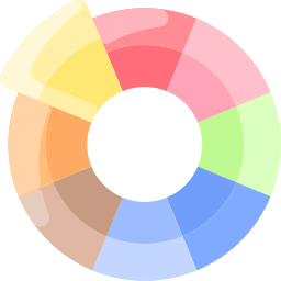 roda de cores Ícone