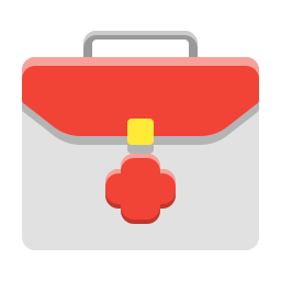 First aid kit icon